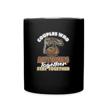 Antiques Antique Dealers Couple - Full Colour Mug - black - Front