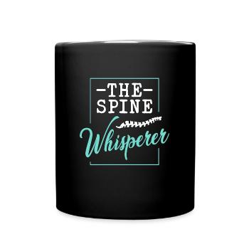 Chiropractic The Spine Whisperer Physical Therapy - Full Colour Mug - black - Front