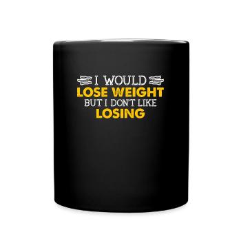 Ketogenic Diet I Would Lose Weight Keto Lifestyle - Full Colour Mug - black - Front
