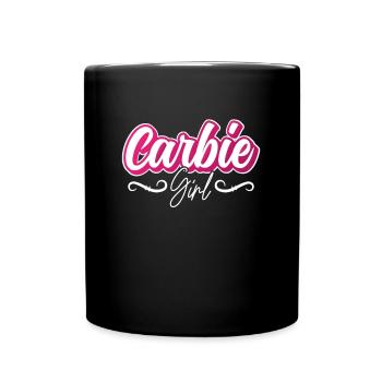 Régime faible en glucides Carbie Girl No Carbs Low Carb Lover - Mug uni - noir - Devant