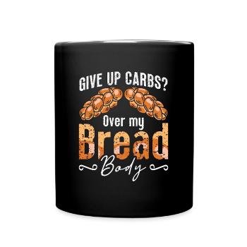 Régime faible en glucides Abandonner les glucides sur ma vie saine - Mug uni - noir - Devant