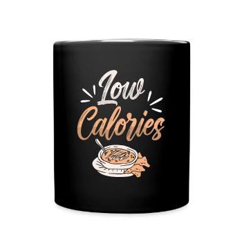 Low Carb Diet Low Calories Nutrition Healthy Diet - Tasse einfarbig - Schwarz - Vorne