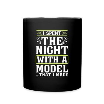 Architect Architects I Spent Night Architecture - Full Colour Mug - black - Front
