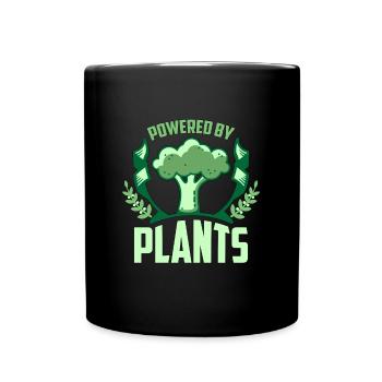 Régime Végétalien Propulsé Par Des Plantes Sans Viande Végétarien - Mug uni - noir - Devant
