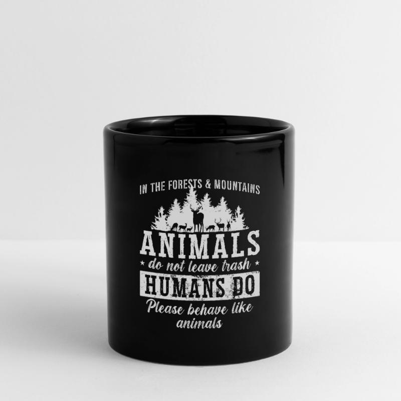 Écologiste dans les forêts Conserver la faune Mug uni