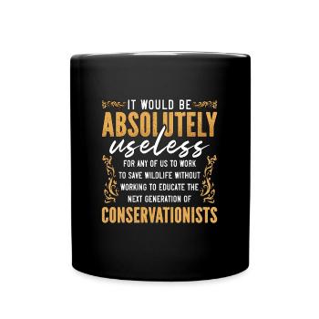 Écologiste, il aimerait l'environnementaliste - Mug uni - noir - Devant