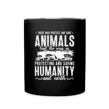 Conservationist Those Who Protect And Nature Lover - Tasse einfarbig - Schwarz - Vorne