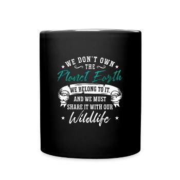 Écologiste, nous ne possédons pas l'amoureux de l'environnement - Mug uni - noir - Devant