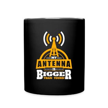 Ham Radio Mon antenne est plus grande tour de radio à canal - Mug uni - noir - Devant