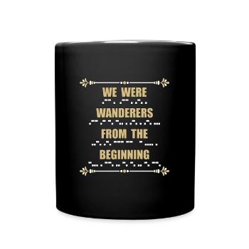 Ham Radio We Were Wanderers Amateur Radio Operator - Tasse einfarbig - Schwarz - Vorne