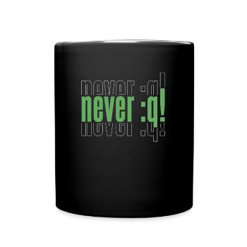 Developer Coder Programmer Funny - Full Colour Mug - black - Front