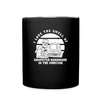 Entwickler Coder Programmierer Computer - Tasse einfarbig - Schwarz - Vorne