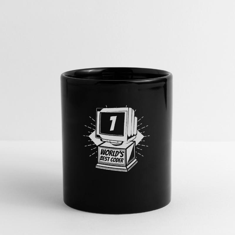 Entwickler Coder Programmierer Worlds Best Coder Tasse einfarbig