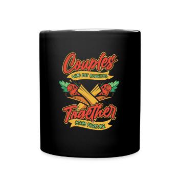 Burrito pair - Full Colour Mug - black - Front