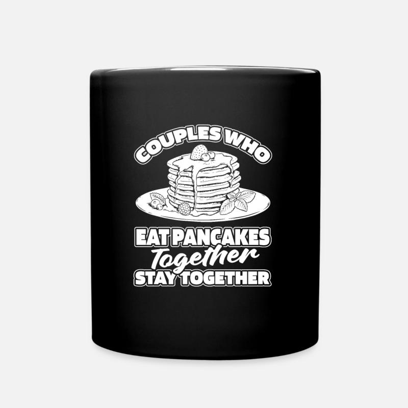 Paire de crêpes - Mug uni - noir
