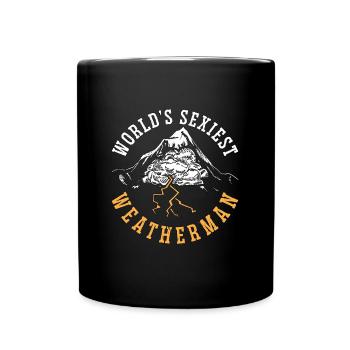 Meteorology World's Sexiest Forecast Meteorologist - Full Colour Mug - black - Front