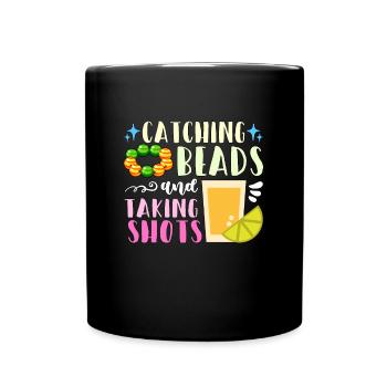 Beading Catching Beads And Jewelry Making Beader - Full Colour Mug - black - Front