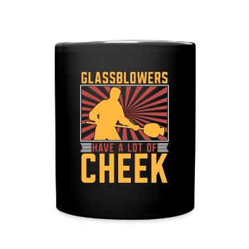 Glassblowing Glassblower Have A Lot Loves Lampwork - Full Colour Mug - black - Front