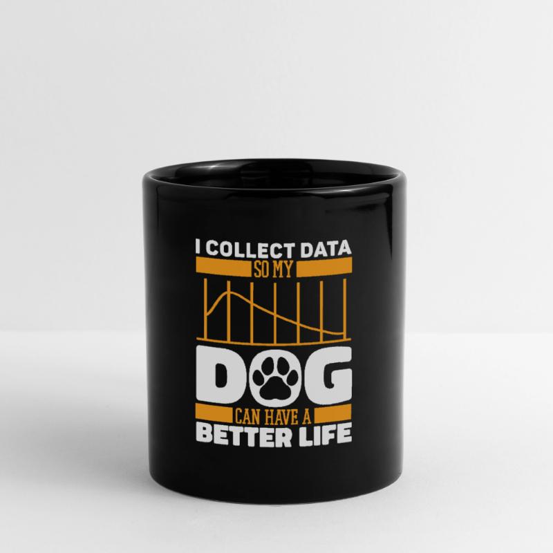 Data Science Data Analyst Dog Full Colour Mug