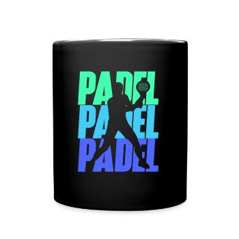 Padel Player Padel Tennis Boys Padel Player - Full Colour Mug - black - Front