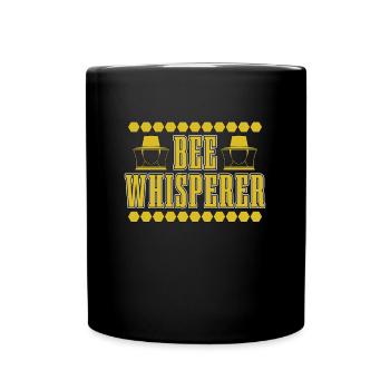 Beekeeping Bee Whisperer Loves Honeybee Beekeeper - Full Colour Mug - black - Front