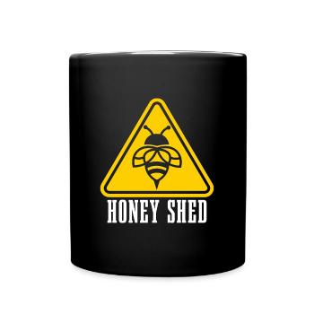 Beekeeping Honey Shed Loves Apiculturist Beekeeper - Full Colour Mug - black - Front