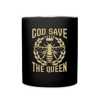 Apiculture God Save The Queen Honeybees Apiculteur - Mug uni - noir - Devant