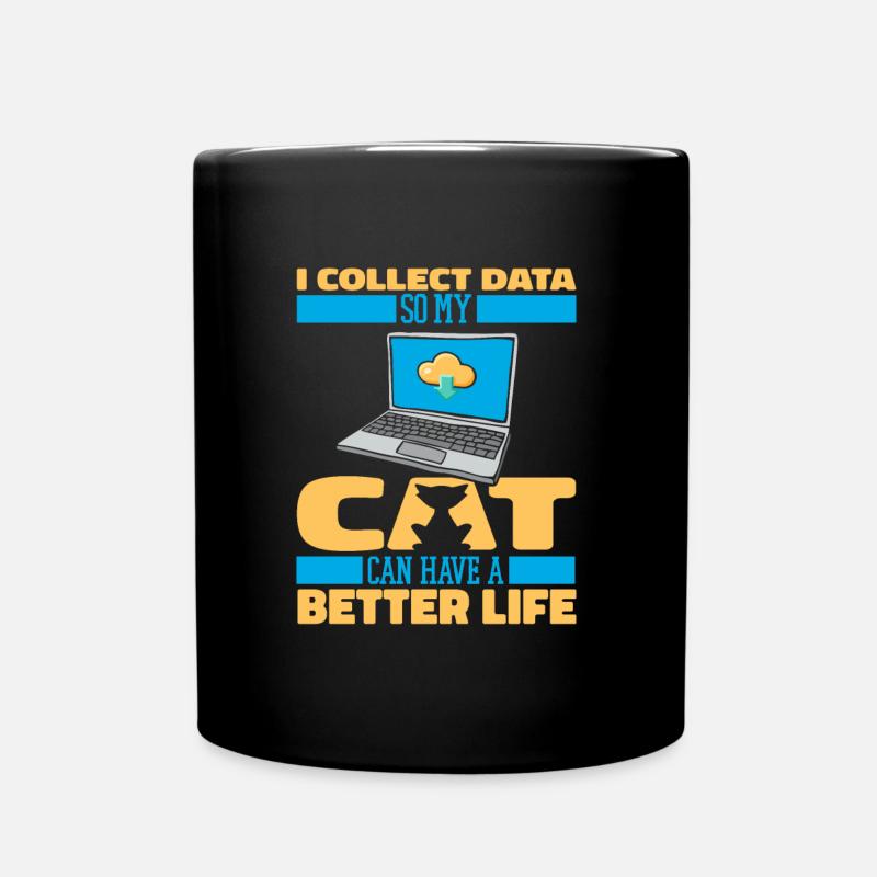Data Science Data Analyst Cat - Mug uni - noir