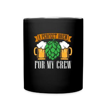 Beer Brewing A Perfect Brew For Malt Beer Brewer - Tasse einfarbig - Schwarz - Vorne