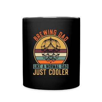Beer Brewing Brewing Dad Like A Retro Home Brewer - Tasse einfarbig - Schwarz - Vorne