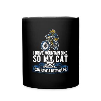VTT VTT VTT Cat - Mug uni - noir - Devant