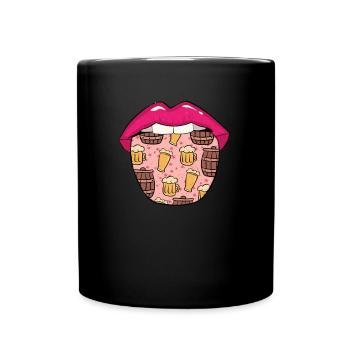 Hobby Brewer Bière Bière Artisanale Langue - Mug uni - noir - Devant