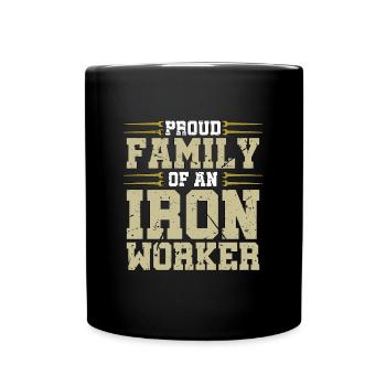 Ferronnier Fière famille de ferronniers Soudage à l’arc - Mug uni - noir - Devant