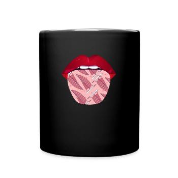 Voile Sailor Sailboat Tongue - Mug uni - noir - Devant