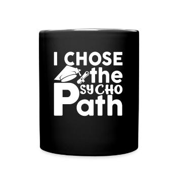 Psychologist- Psychologie Geschenk - Tasse einfarbig - Schwarz - Vorne