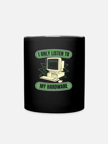 Entwickler Coder Programmierer Hardware - Tasse einfarbig - Schwarz