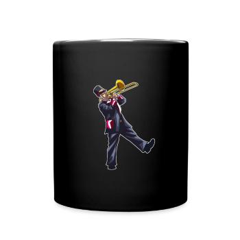 Spielmannszug Trombone Kerl - Full Colour Mug - black - Front