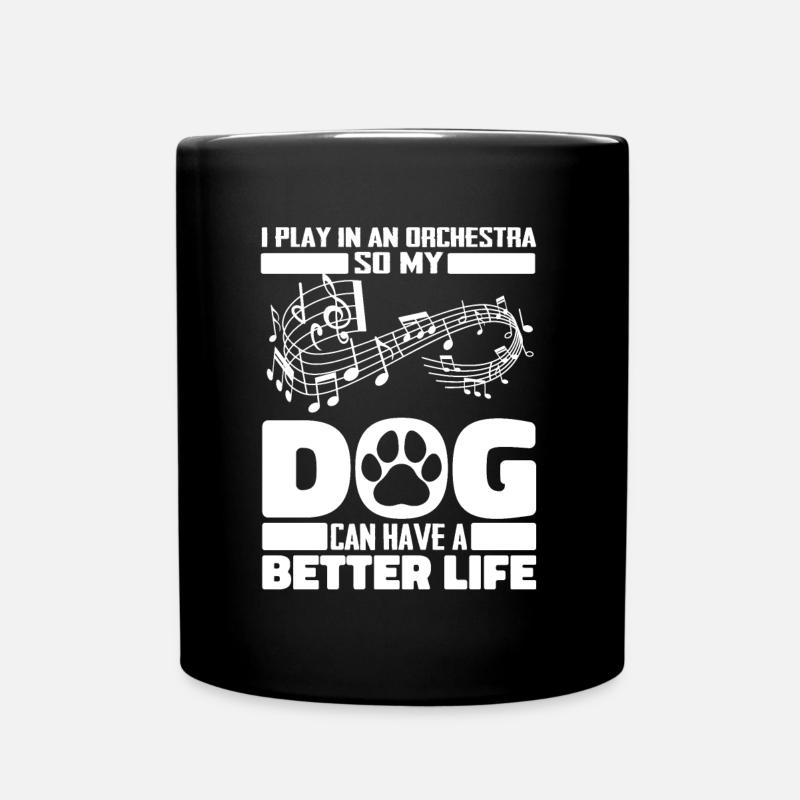 Chien d’orchestre - Mug uni - noir