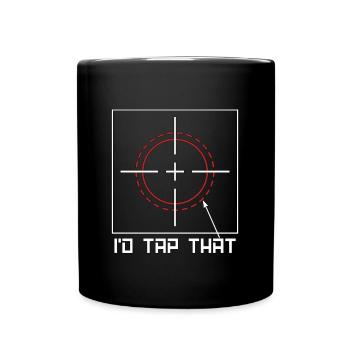 Machiniste Je taperais sur ce tour Machinistes - Mug uni - noir - Devant