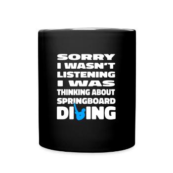 Plongeurs Lustig - Mug uni - noir - Devant
