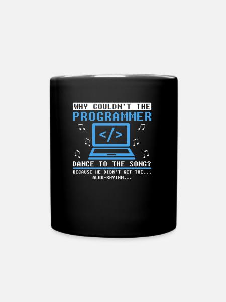 Entwickler Coder Programmierer Komisch Coding - Tasse einfarbig - Schwarz