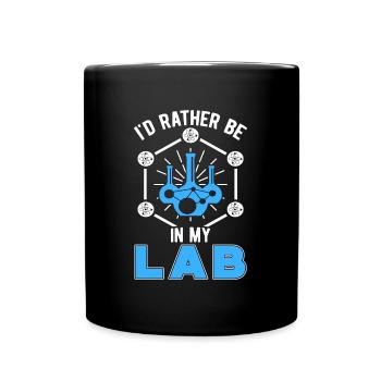 Laboratory Laboratory Technician Science Chemistry Gift - Full Colour Mug - black - Front