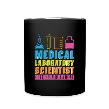 Laboratory Laboratory Technician Chemistry Science Gift - Full Colour Mug - black - Front