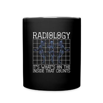 X-ray Technician X-ray Radiology Doctor Gift - Full Colour Mug - black - Front