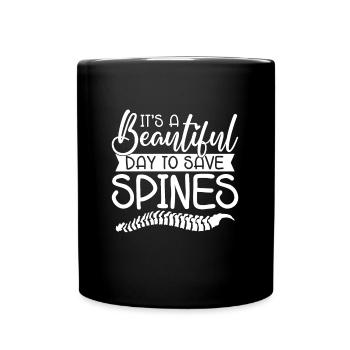 Chiropraktiker Chiropraktik Physio Tolle Geschenk - Tasse einfarbig - Schwarz - Vorne
