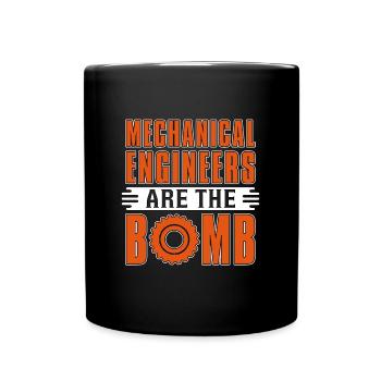 Mechanical Engineers Are The Bomb Auto Mechanic - Full Colour Mug - black - Front