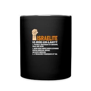 Hébreu juif | Définition des dictons israéliens - Mug uni - noir - Devant