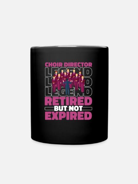 Chef de chœur à la retraite - Mug uni - noir