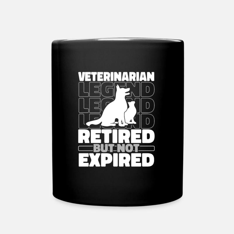 Vétérinaire à la retraite - Mug uni - noir