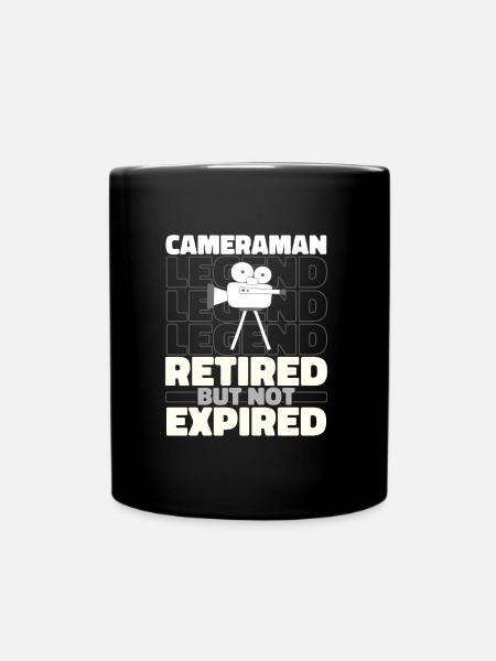 Kameramann Im Ruhestand - Tasse einfarbig - Schwarz